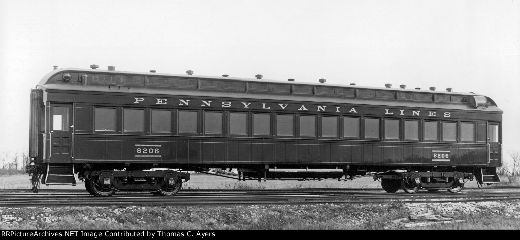 PRR 8206, Passenger Coach, c. 1911